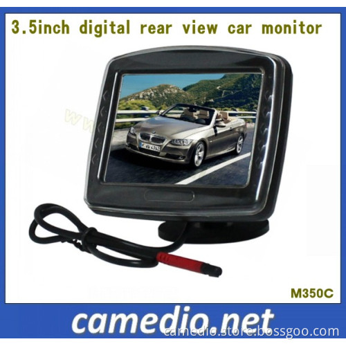 3.5inch Digital Car Rear View Reversing Monitor with 2 AV Inputs